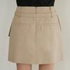 Egoist Pleats Out Pocket Belted Skirt Er2ws362