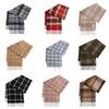 New Fashion Plaid 11 Scarf Women's Autumn and Winter Warm Tassel Shawl Versatile Student Scarf Men
