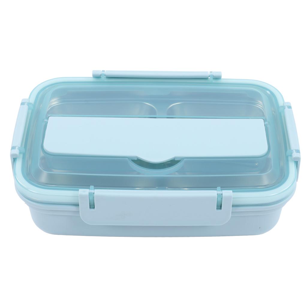 Lunch Box 4 Compartments 304 Stainless Steel Tableware Portable Lunch Containers for School Office