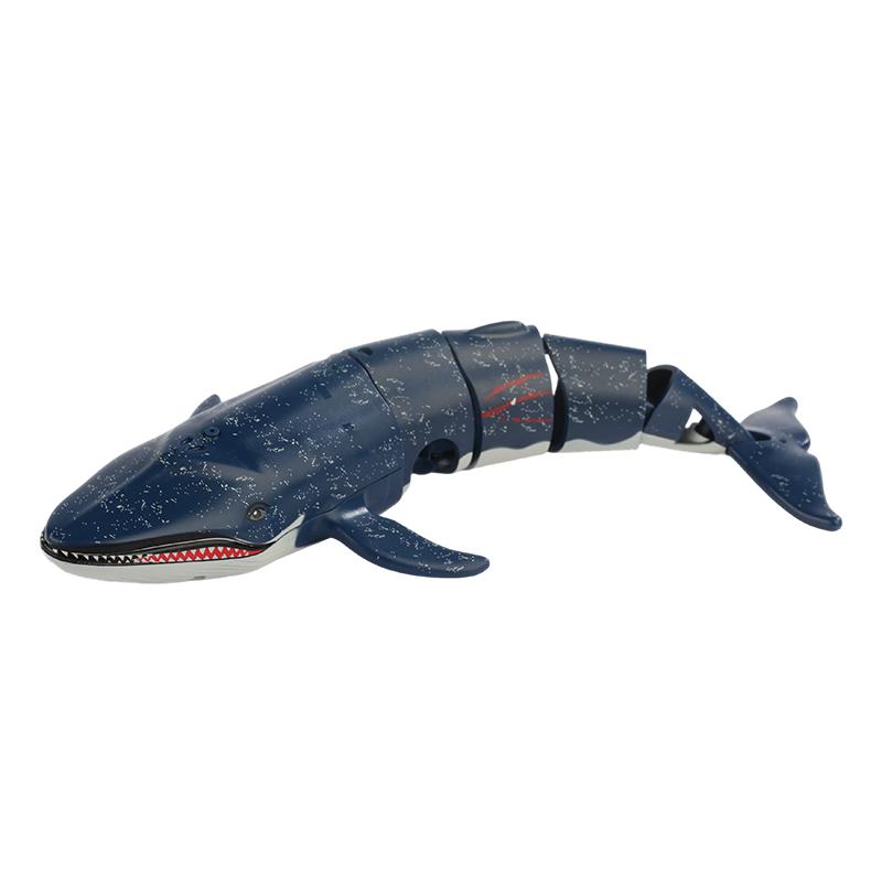 New Rc Simulation Remote Control Mini Whale Automatic Water Spray Swimming Animal Model Outdoor Children Kid Toys Birthday Gifts