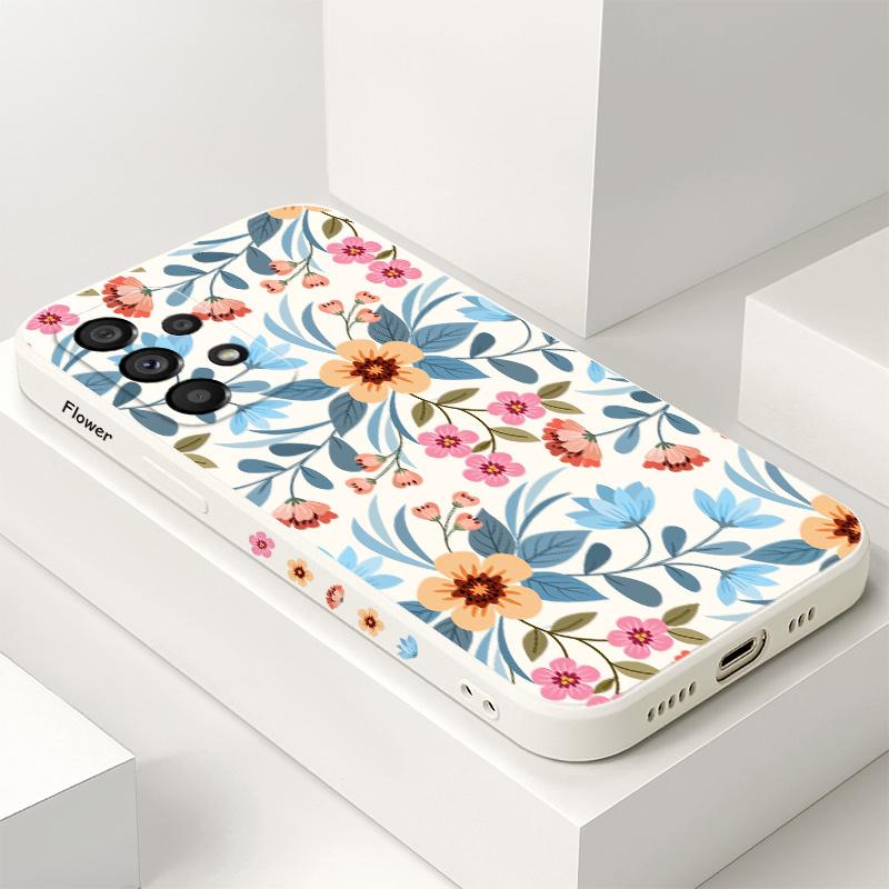 Dazzling Flowers Case For Samsung Galaxy A73 A53 A33 A23 A13 A72 A52 A52S A32 A22 A12 A71 A51 A31 A21S 4G 5G Cover