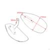 1 Pair Hand Guard Bracket Falling Handlebars Ornamental Moulding Deflectors Front Left Right