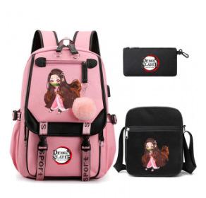 Young Students Schoolbag Cartoon Backpack Leisure Travel Computer Bag To Picture