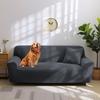 Velvet Couch Cover for 1/2/3/4 Cushion Couch Covers Stretch Sofa Slipcover with Non Skid Foam Elastic Bottom Furniture Protector