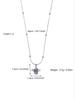 1 Piece Simple Temperament Niche Light Luxury Stainless Steel 18k Gold Plated Street Trend Bee Pendant Necklace