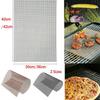 5pcs Bbq Grill Mesh Nonstick Mat Reusable Sheet Heat Resistant Baking Cooking