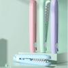 Electric Hair Curling Iron Mini Pink Corrugated Plate Compact Fast Heating Hair Styling Tool for Long Short Hair Travel Home