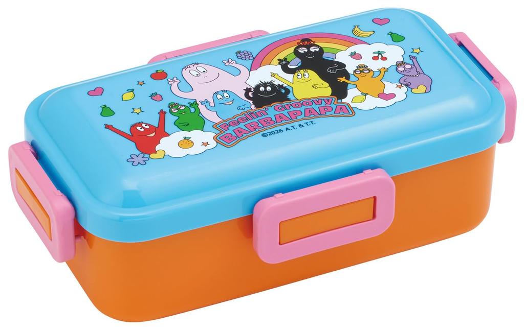 Skater Lunch Dishwasher and Microwave Made in Barbapapa Box, 1-tier, 530ml, Safe, Japan, Design, PFLB6-A