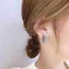 S925 Silver Needle Tree Leaf Stud Earrings - Autumn/Winter High-End Simple Style