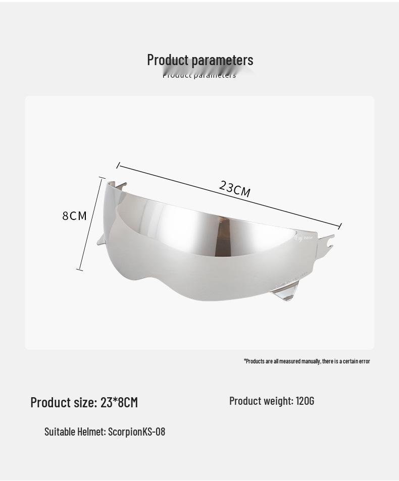 KS08 Retro Motocyklová Helma Aurora Vnitřní Čočka Příslušenství