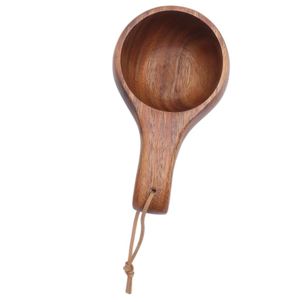 Natural Wood Wooden Cup Hand Carving Wooden Tea Cup Kuksa Wooden Camping Mug  Camping 1#