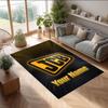 Tappeto JCB in Velluto Cristallo, Tappetino Personalizzato con Testo Nome Antiscivolo per Arredamento Casa Regalo