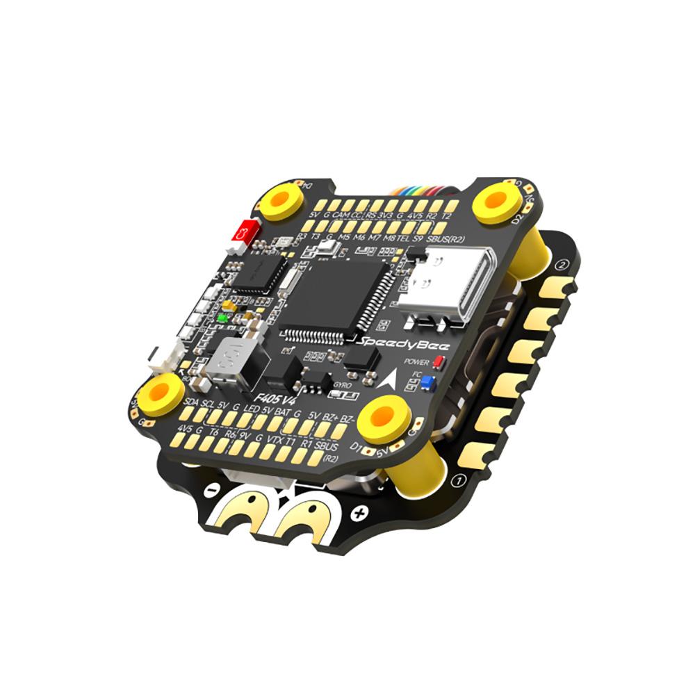 30.5X30.5Mm Speedybee F405 V4 BLS 60A 4In1 ESC F4 OSD Dual Gyro Flight Controller 3 6S With 9V 5V 3.3V BEC Output Stack