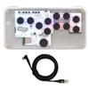 JunkFood Custom Arcades SnackBox Micro Lite Leverless Arcade Controller Compatible with PC, Nintendo Switch, Android, and Steam Decks (MG-SBMLT) [Offi