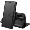 Hülle für Xiaomi Poco C81 Pro - Schwarzes Portemonnaie Klapphülle Magnetverschluss Kartenfächer Phonillico®