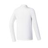FILA Golf Series Simple Fashionable Versatile Knitted Long Sleeve Polo Shirt Women tops Jade-White A11W515207F-WT