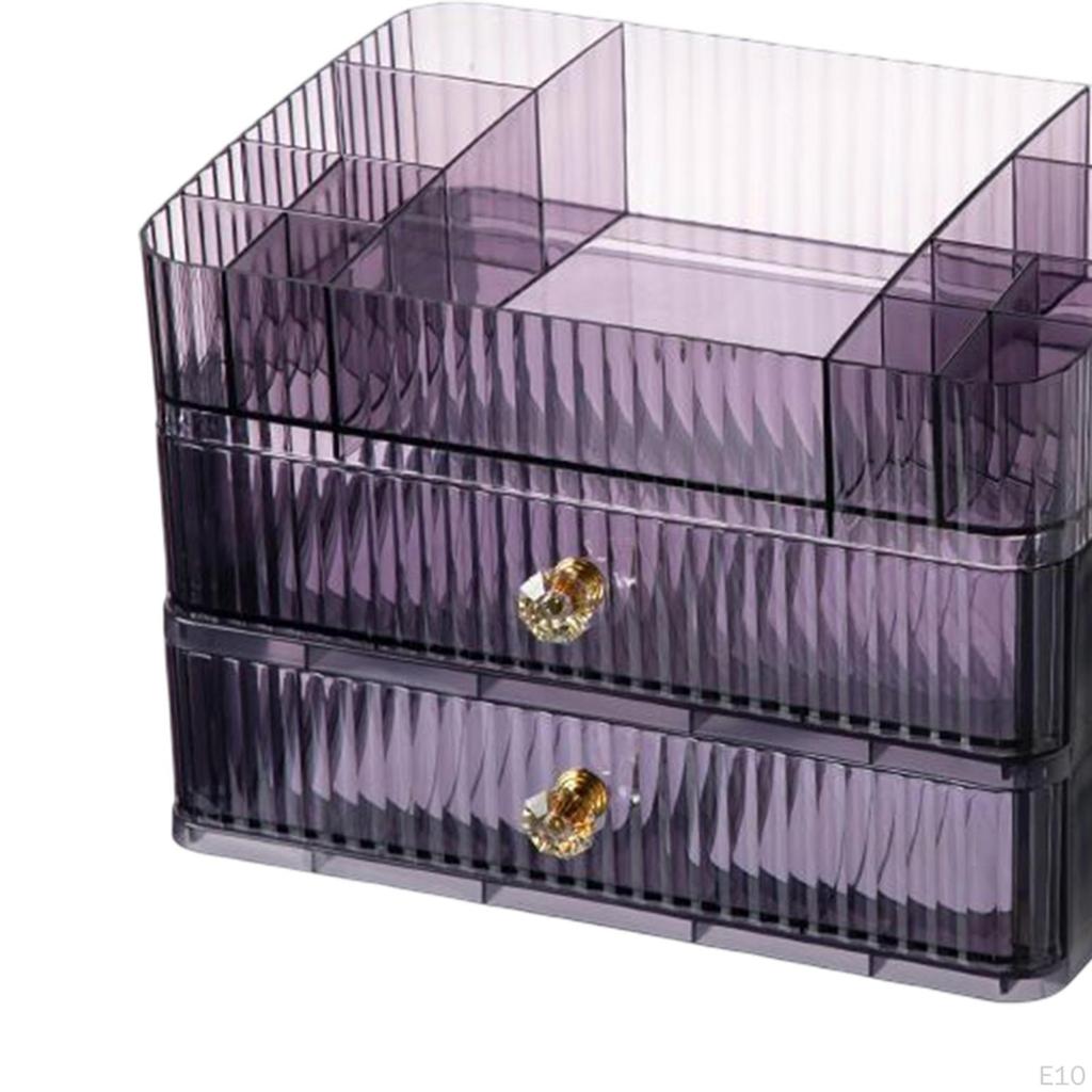 Kosmetikbox Tragbarer Hautpflegehalter Kosmetik-Display-Case Aufbewahrung für Schminktisch