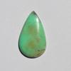 Natural Chrysoprase Gemstone Cabochon - Loose Semi Precious Stone 19 Carats Pear Shape 33x19 Mm, Jewelry Craft Supply