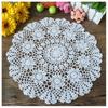 Round Crochet Doilies 40CM Cotton Doilies New Table Mats