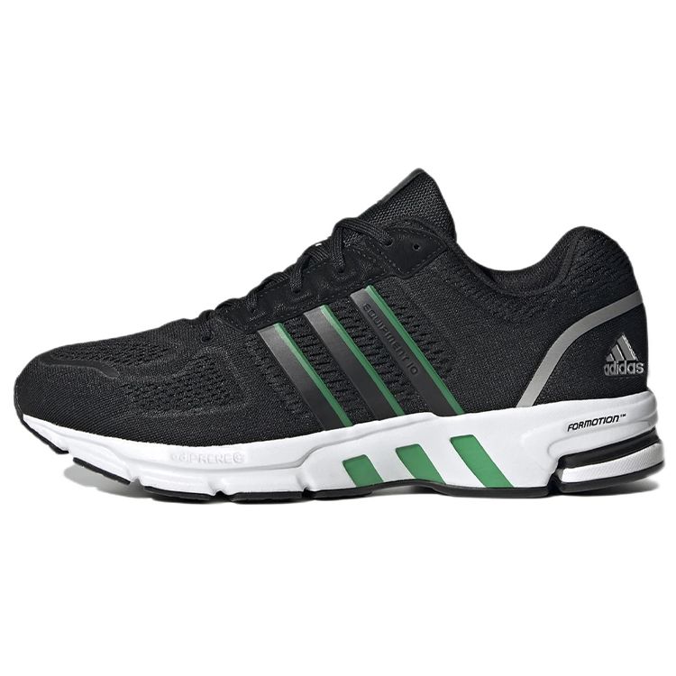 Adidas Equipment 10 EM Comfortable Fabric Slip-Resistant Durable Low-Top Casual Running Shoes Unisex Sneakers Black Green HR0672
