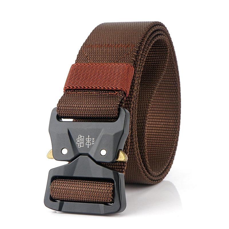 Tactical Belt Young Male Student Training Multifunctional Cobra Button Velcro Belt