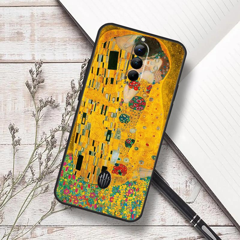 

Starry Night Klimt Kiss Case For ZTE Nubia Red Magic 10S 9S 8S 8 9 10 Pro Plus 6 7 6S 7S Pro RedMagic 10 Air Cover Red Magic 7S Pro