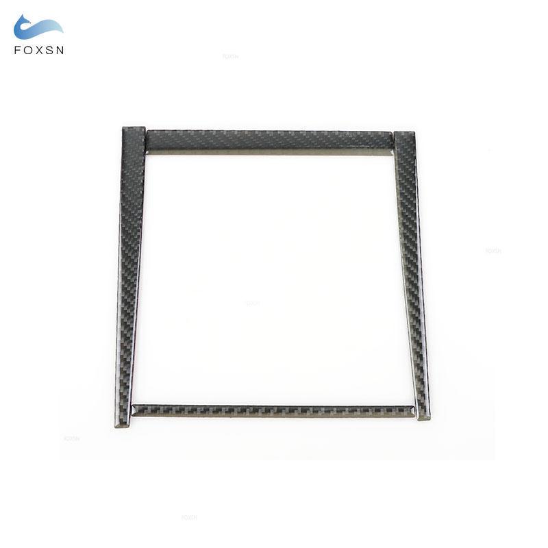 För VW Golf 4 Jetta Bora MK4 R32 GTI 1999-2004 Kolfiber Mittkonsol Luftkonditionering Radio Panel Ram Skyddande Trim