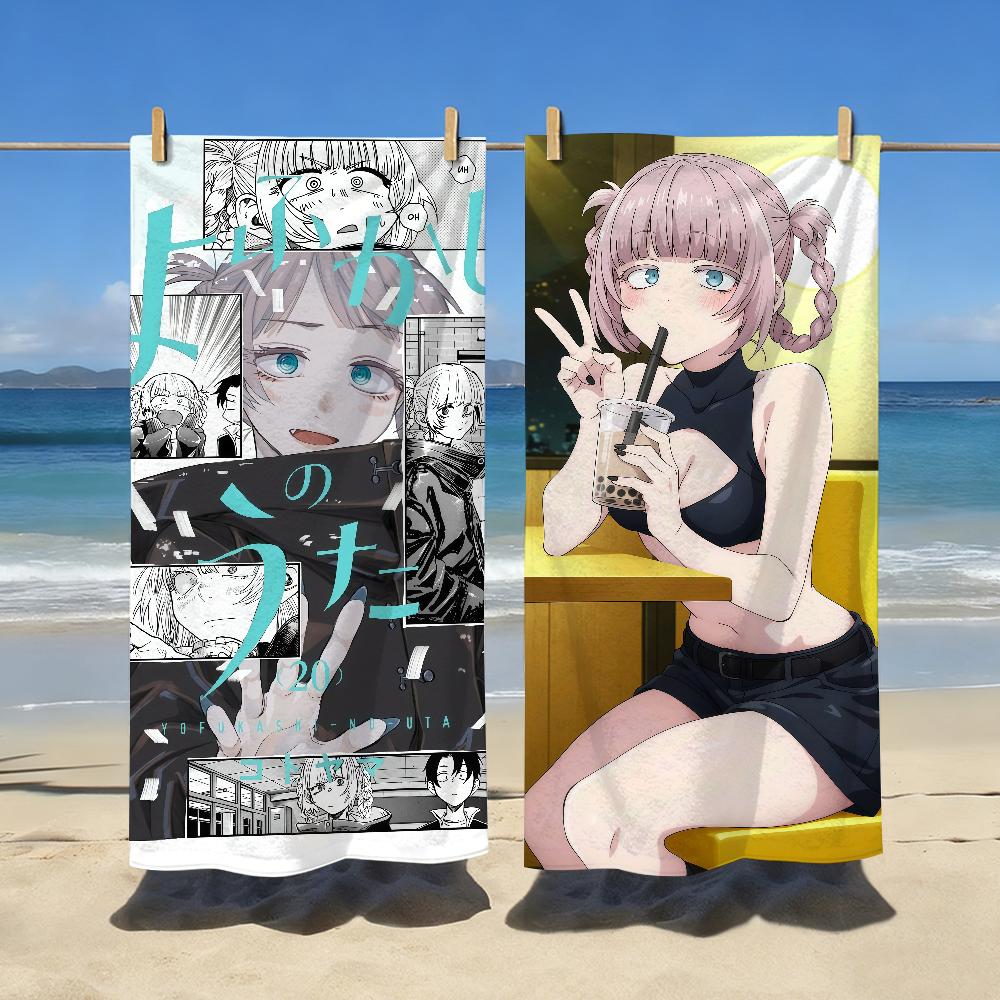 Anime C-Call of the Night-S Towel Sports Quick Dry Travel Camping Gear Sandproof Soft Light Large Beach Towel