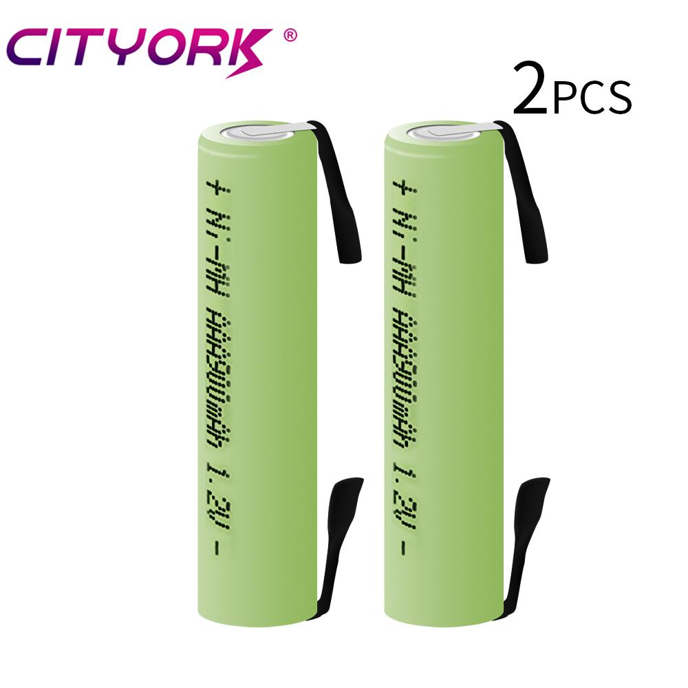 

CITYORK 1,2 В Ni-Mh AAA аккумуляторная батарея с приварными выступами для электробритвы Philips Braun, бритвы, зубной щетки