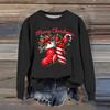 Women's Fashion Casual Long Sleeve Loose Christmas Printed Sweatshirt