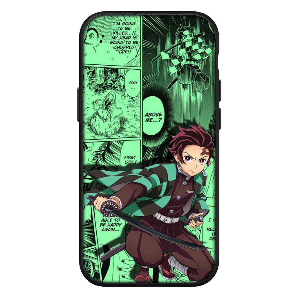 for Samsung Galaxy S25 S24 S23 iPhone 17 16 15 Xiaomi Redmi Note 14 13 12 11 Plus Pro Max Case Kamado Tanjiro Kokushibo Demon Slayer OPPO Huawei Cover