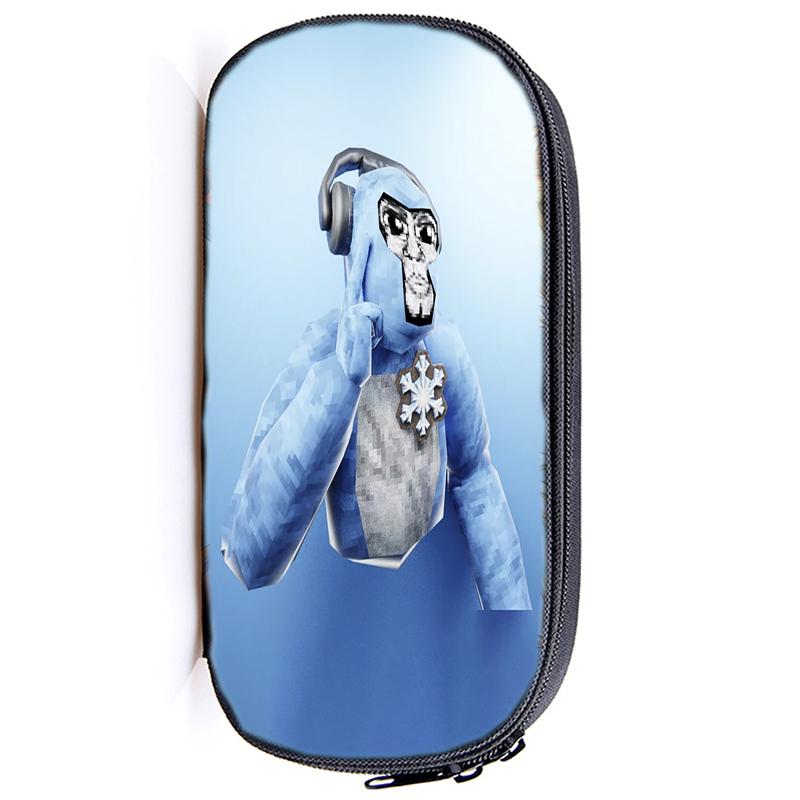 Gorilla Tag Monke Pen Bag Cartoon Monkey Stationery Box Pencil Case Cute Anime School Student Supplies Gift Stationary Organizer