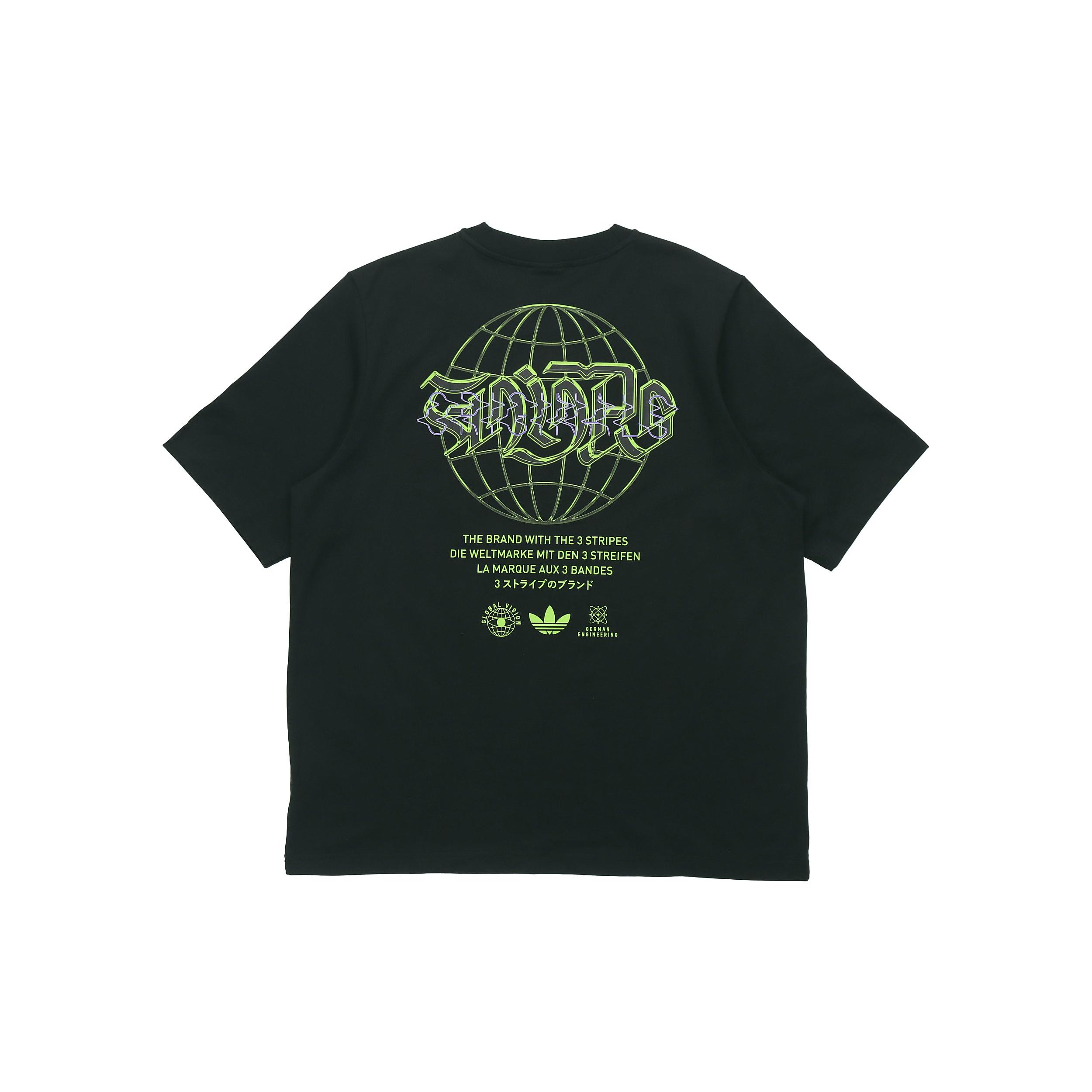 Мужская футболка Adidas Originals с втачным рукавом Черный GK7223 M