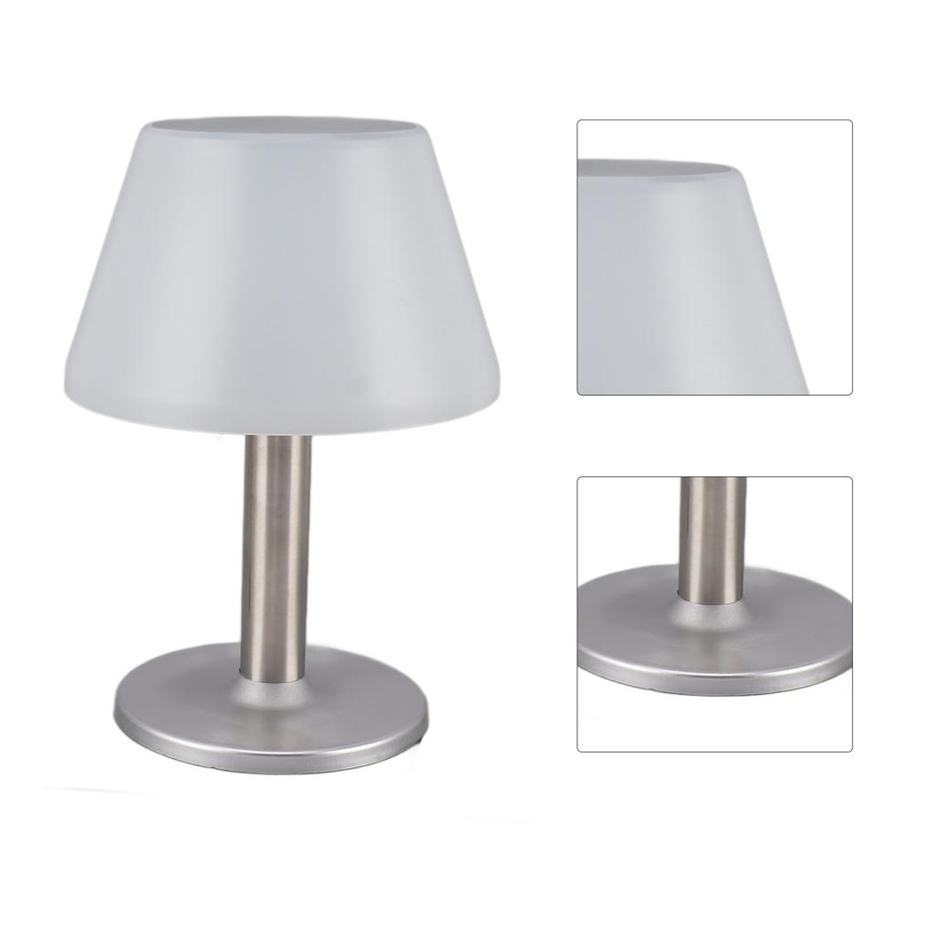 Solar Table Lamp LED Waterproof 3 Levels Adjustable Solar Desk Lamp for Home Outdoor Garden