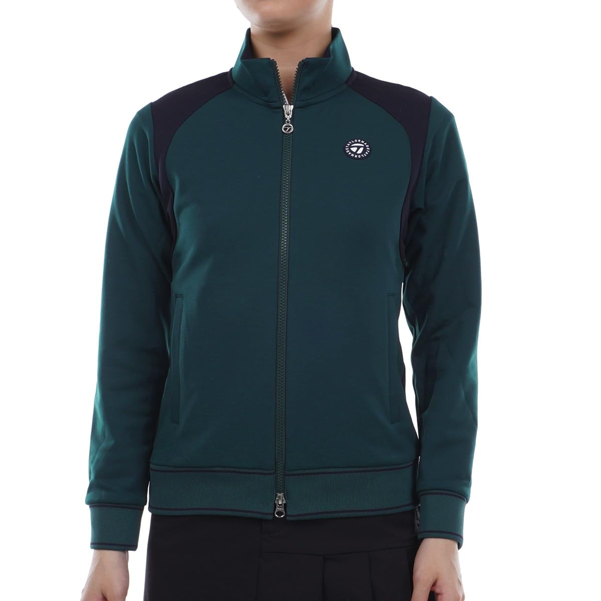 

TaylorMade Women s Sweat Track Jacket, Green, Size M, 2023FW, TL137