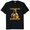 Chimpanzini Bananini T Shirt Funny Italian Brainrot Meme Graphic T-shirts Unisex O-neck Tee Tops Women Clothing