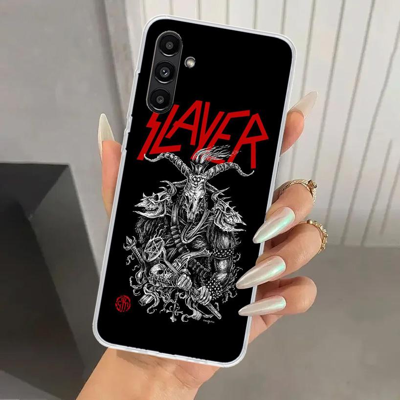 Slayer Heavy Metal Rock Band Phone Case for Samsung Galaxy A17 A16 A37 A26 A36 A57 A56 A15 A25 A35 A55 A14 A24 A34 A54 A13 A23 A