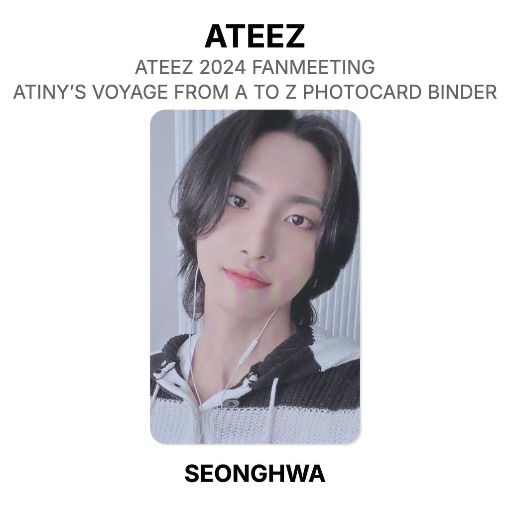 ATEEZ ATEEZ 2024 FANMEETING ATINY’S VOYAGE FROM A TO Z PHOTOCARD BINDER Official Photocard