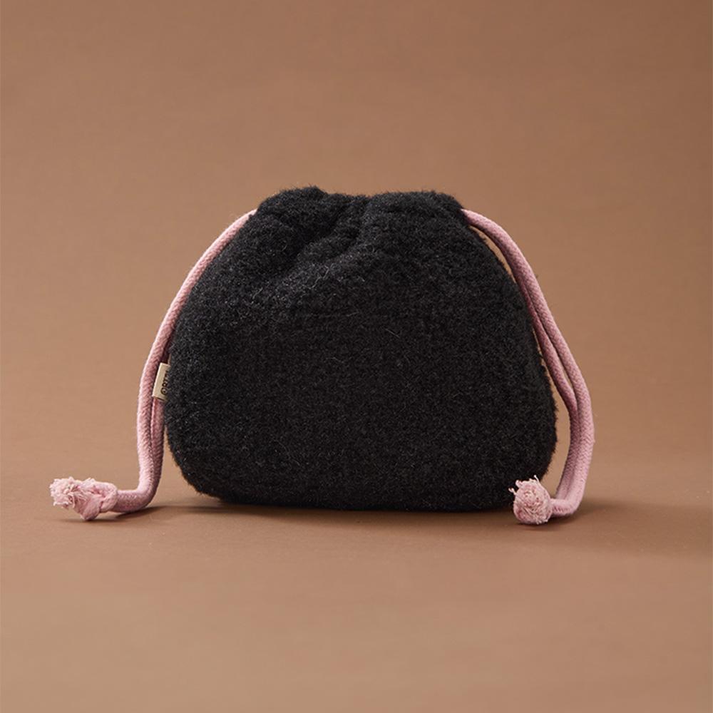 BT21 SHOOKY BABY More Fluffy Face Plush Drawstring Pouch