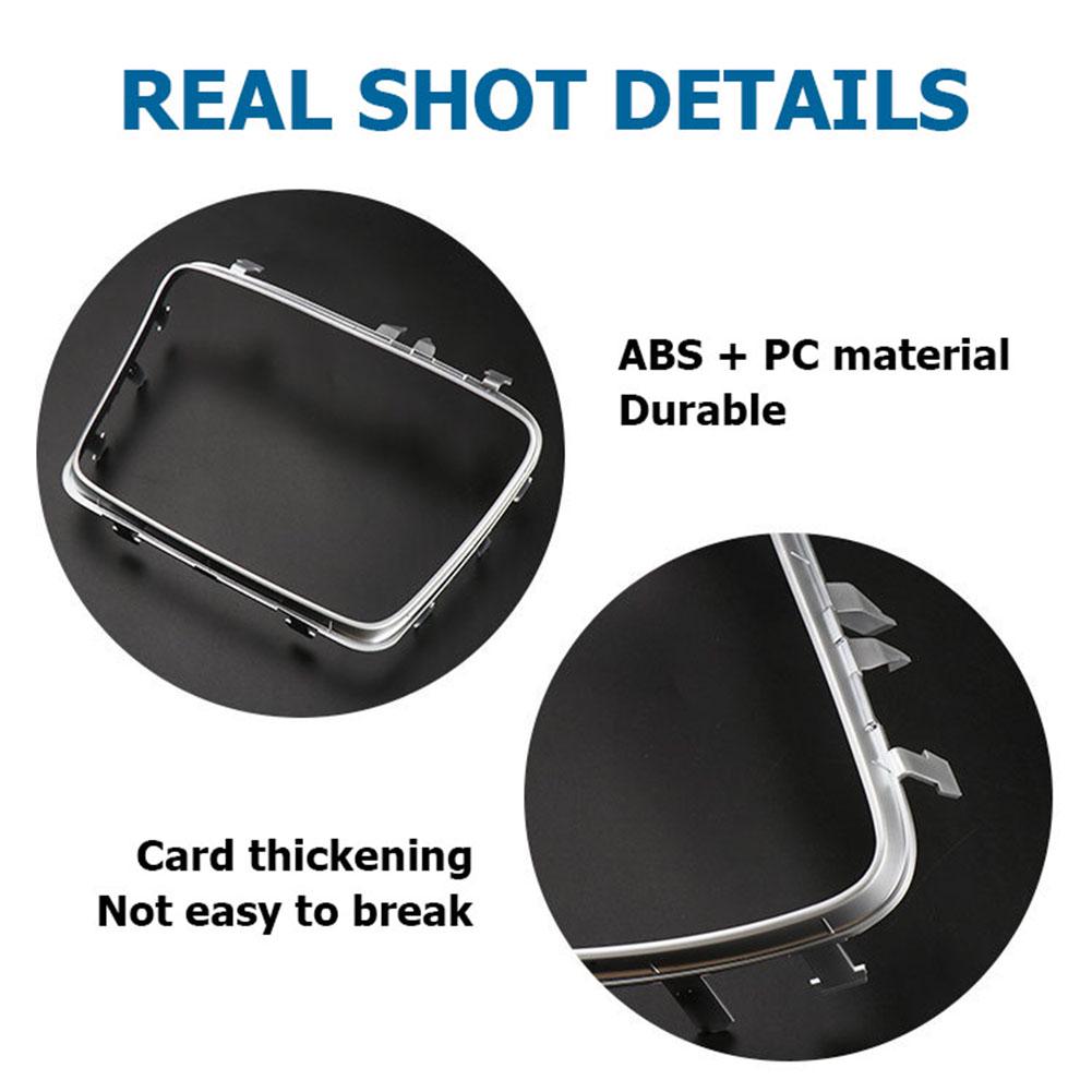 Plating Ashtray Trim Ring Center Console Ashtray Cup Holder Strip Trim Silver Chrome Frame for Mercedes Benz E Class W213 15-20
