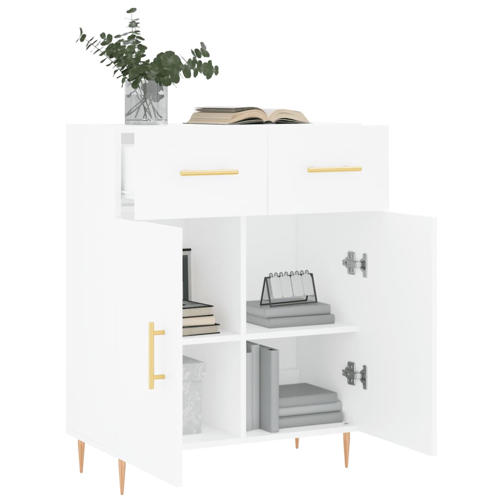 Sideboard White 69.5 x 34 x 90 cm Particleboard