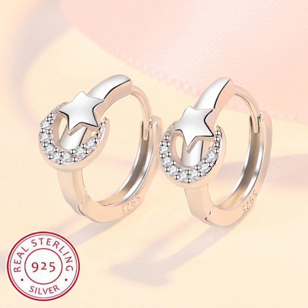 

925 Sterling Silver leaf Earrings For Women Trendy Earring Jewelry Prevent Allergy Party Accessories Gift