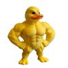 Creative Muscular-Legged Duck Statue Desktop Ornament