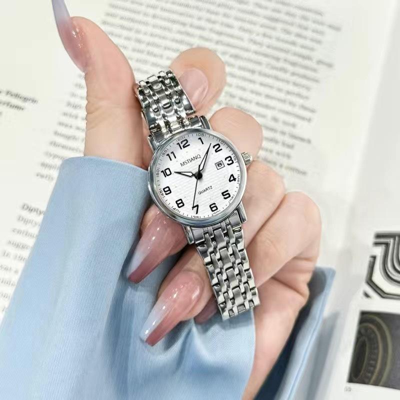 Light Luxury Niche Watch Women'S Small Dial Simple Couple Mingfu Shi Mu Zhongdong Quartz Watch