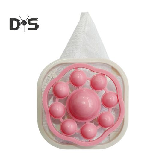 3-teiliger Haarentferner für Waschmaschinen, schwimmender Haarfilter-Netzbeutel, zur Entfernung von Wäsche, klare Abflussverstopfung, Schmutzsammler