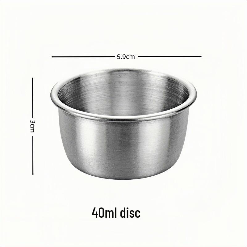 304 Stainless Steel Sauce Container with Silicone Lid, Sealed, for Outdoor Use and Seasoning.