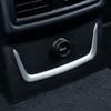 For BMW X1 F48 2016 - 2022 ABS Chrome Rear Cigarette Cigar Lighter Trim Decoration Sticker Cover Moulding Interior Accessories