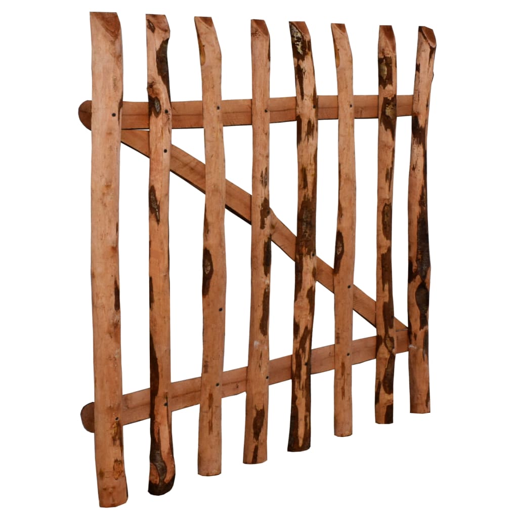 Vidaxl Wooden Gate, Hazel, Impregnated, 100X90 Cm
