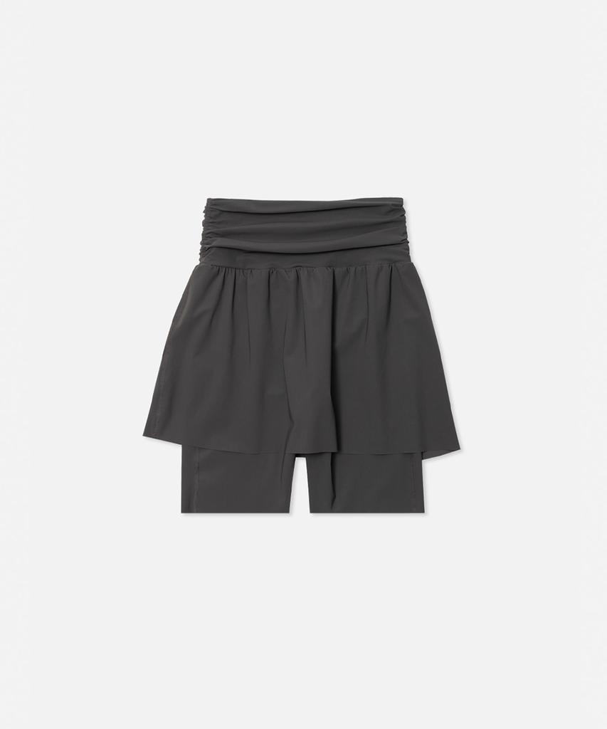 Collect Transitional Wrap Skirt Biker Shorts Women (Dark Grey)