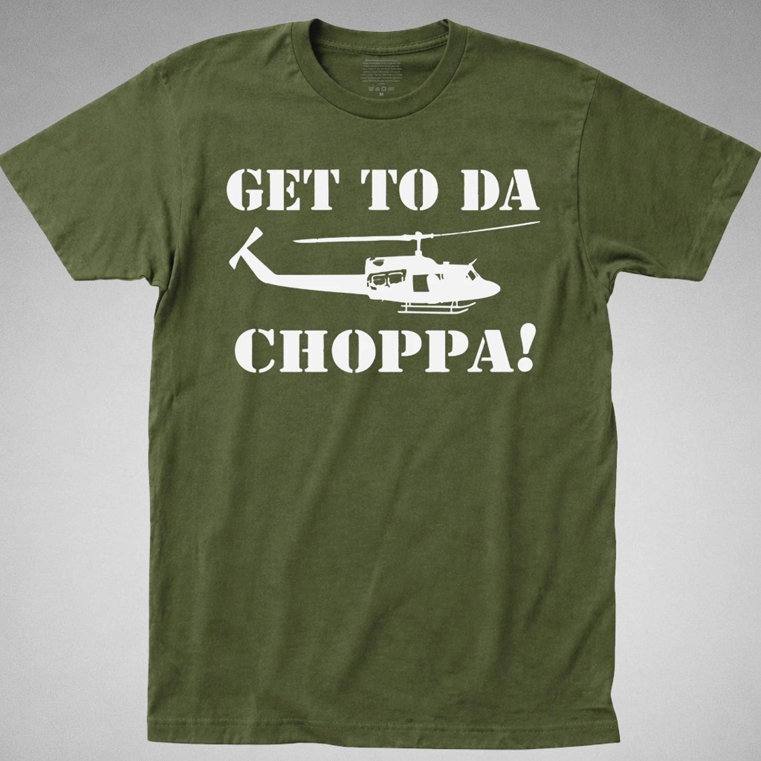 GET TO DA CHOPPA T-Shirt Predator Arnold Schwarzenegger chopper dutch alien 1987 XXXXL